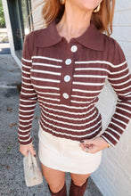 Load image into Gallery viewer, Brown Sugar Collared Sweater