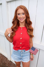 Load image into Gallery viewer, July Knit Cardigan Vest Top