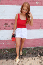 Load image into Gallery viewer, Addi Knit Tank Top-Red