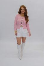 Load image into Gallery viewer, Girls Girl Bow Detail Top- Pink