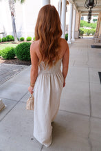 Load image into Gallery viewer, Irise Strapless Linen Midi Dress