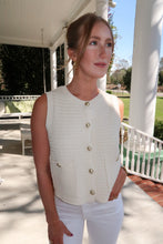 Load image into Gallery viewer, Maci Button-Front Vest