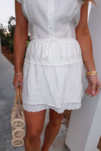 Load image into Gallery viewer, Lace & Grace Skirt Set-White