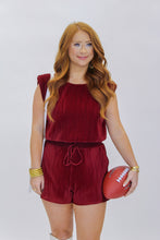 Load image into Gallery viewer, Sandstorm Pleated Set- Garnet