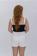 Load image into Gallery viewer, Midnight Satin Corset Top- Black