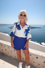 Load image into Gallery viewer, Scarlett Envelope Skort Set-Blue