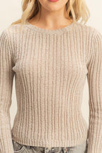 Load image into Gallery viewer, Toby Ribbed Knit Sweater