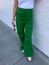Load image into Gallery viewer, Into You High-Waist Straight Wide Pants- Green
