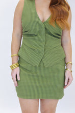 Load image into Gallery viewer, Mer V Neck Vest Set-Olive