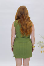 Load image into Gallery viewer, Mer Slit Skirt Set- Olive