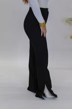 Load image into Gallery viewer, Work Mode Slit Dress Pants-Black