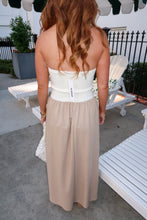 Load image into Gallery viewer, After Dune Strapless Midi Dress-Ivory