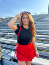 Load image into Gallery viewer, Go Time High Waisted Skort-Red