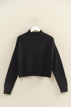 Load image into Gallery viewer, BF Mock Neck Ribbed Sweater