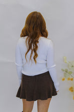 Load image into Gallery viewer, Hudson Fleece Skort- Brown