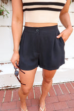 Load image into Gallery viewer, Perfect Timing Shorts- Black
