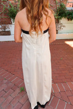 Load image into Gallery viewer, Seaside Strapless Maxi Dress - Oatmeal