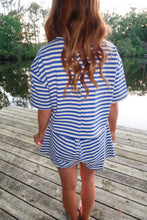 Load image into Gallery viewer, Sunny Side Stripe Set- Blue