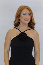 Load image into Gallery viewer, Sloan Knit Rosette Midi Dress