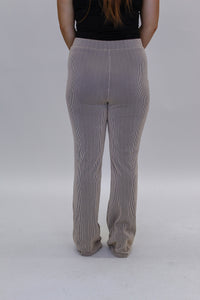 Sweet One Stripped Flared Pants Set