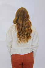 Load image into Gallery viewer, Lizzie Mock Neck Sweater-Cream