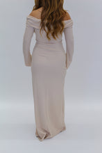 Load image into Gallery viewer, The Moment Off The Shoulder Knit Dress