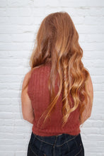 Load image into Gallery viewer, Brent High Neck Top- Chestnut