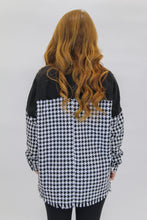 Load image into Gallery viewer, Brandy Houndstooth Shacket