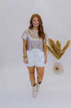 Load image into Gallery viewer, Hold Onto Faux Leather Crop- Taupe