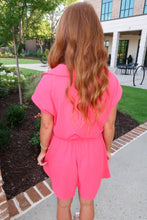 Load image into Gallery viewer, Mari Butter Soft Athleisure Romper-Pink