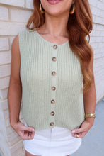 Load image into Gallery viewer, Charlie Knit Button Down- Olive