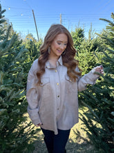 Load image into Gallery viewer, Tucker Oversized Suede Shacket