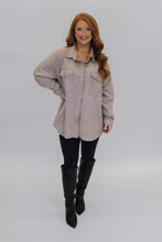 Load image into Gallery viewer, Tucker Oversized Suede Shacket