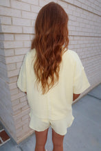 Load image into Gallery viewer, The Ease Knit Shorts Set-Yellow