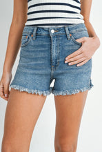Load image into Gallery viewer, Alva High Rise Slit Denim Short
