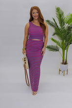Load image into Gallery viewer, Sunkissed Maxi Skirt Set- Pink
