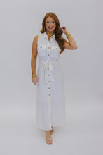 Load image into Gallery viewer, Carla Collared Button Down Mini Dress