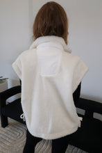 Load image into Gallery viewer, BF Cozy Sherpa Vest Jacket- White