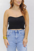 Load image into Gallery viewer, Jaz Two Piece Sweater Top & Jacket- Black