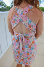 Load image into Gallery viewer, Blossom Cross Back Mini Dress