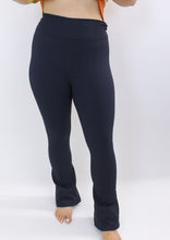 Load image into Gallery viewer, Black Flare High Waist Leggings