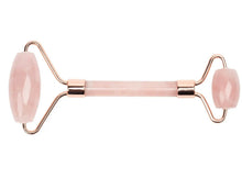 Load image into Gallery viewer, Rose Quartz Crystal Facial Roller- Kitsch
