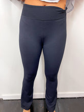 Load image into Gallery viewer, Black Flare High Waist Leggings