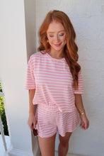 Load image into Gallery viewer, Sunny Side Stripe Set- Pink
