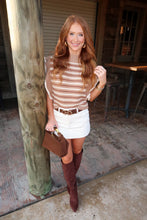 Load image into Gallery viewer, Calver Striped Sleeveless Sweater Vest
