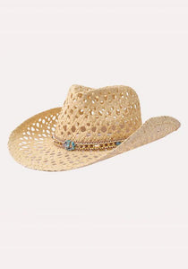 Boho Cowboy Hat With Beading