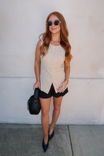 Load image into Gallery viewer, Archie Ribbed Knit Vest Top-Beige

