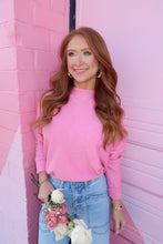 Load image into Gallery viewer, Pretty In Pink Mock Sweater- Pink
