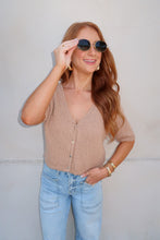 Load image into Gallery viewer, Sandy Button Up Cardigan-Taupe
