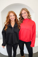 Load image into Gallery viewer, BF Cora Fleece Sweatshirt-Red
